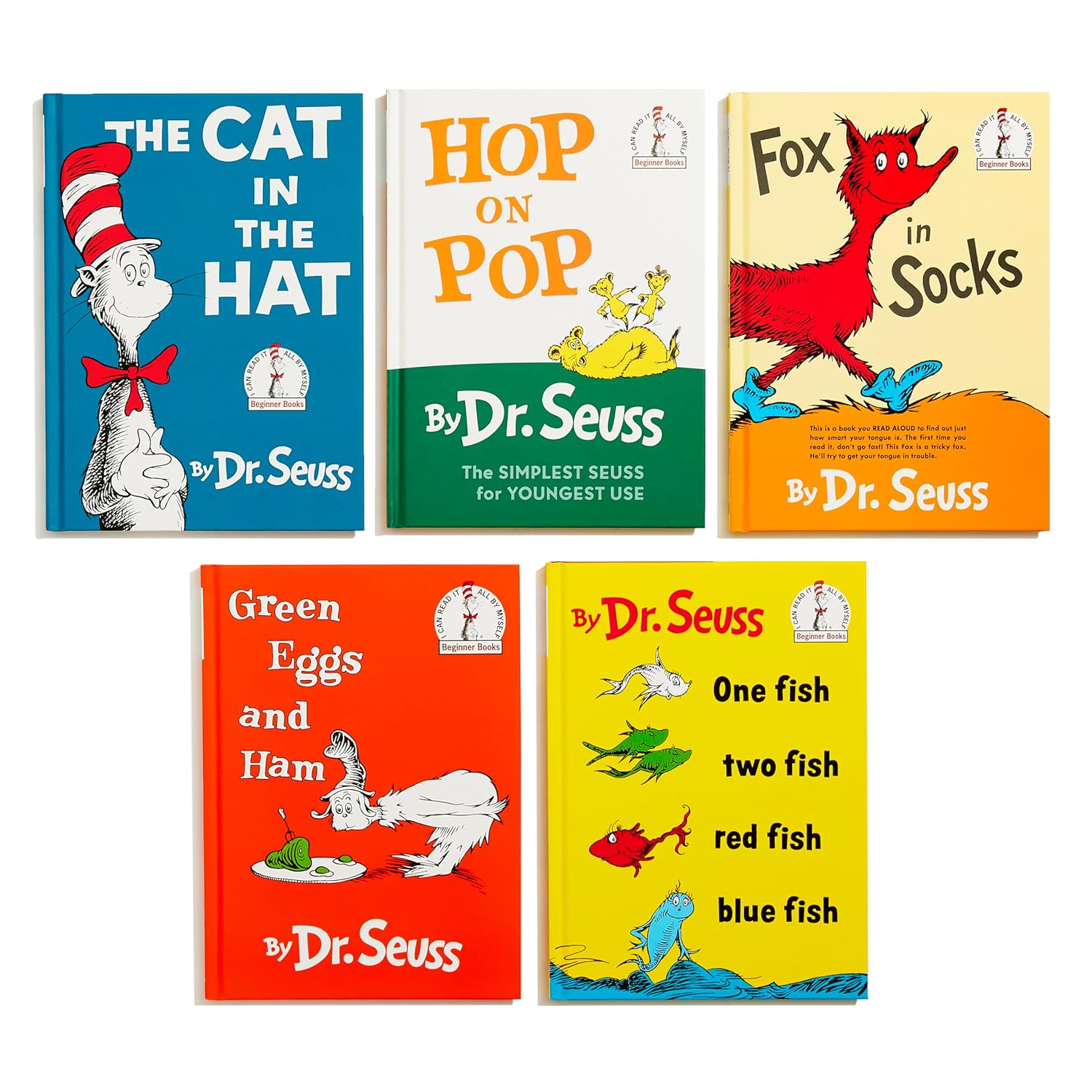 Alternative view of Dr. Seuss's Beginner Book Boxed Set Collection: The Cat in the Hat; One Fish Two Fish Red Fish Blue Fish; Green Eggs and Ham; Hop on Pop; Fox in Socks