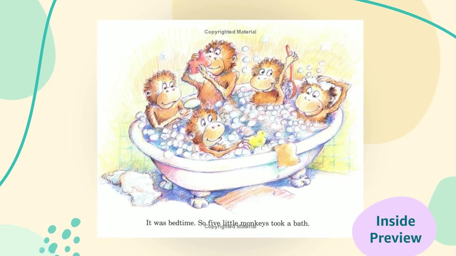 Five Little Monkeys Jumping on the Bed Padded (A Five Little Monkeys Story)