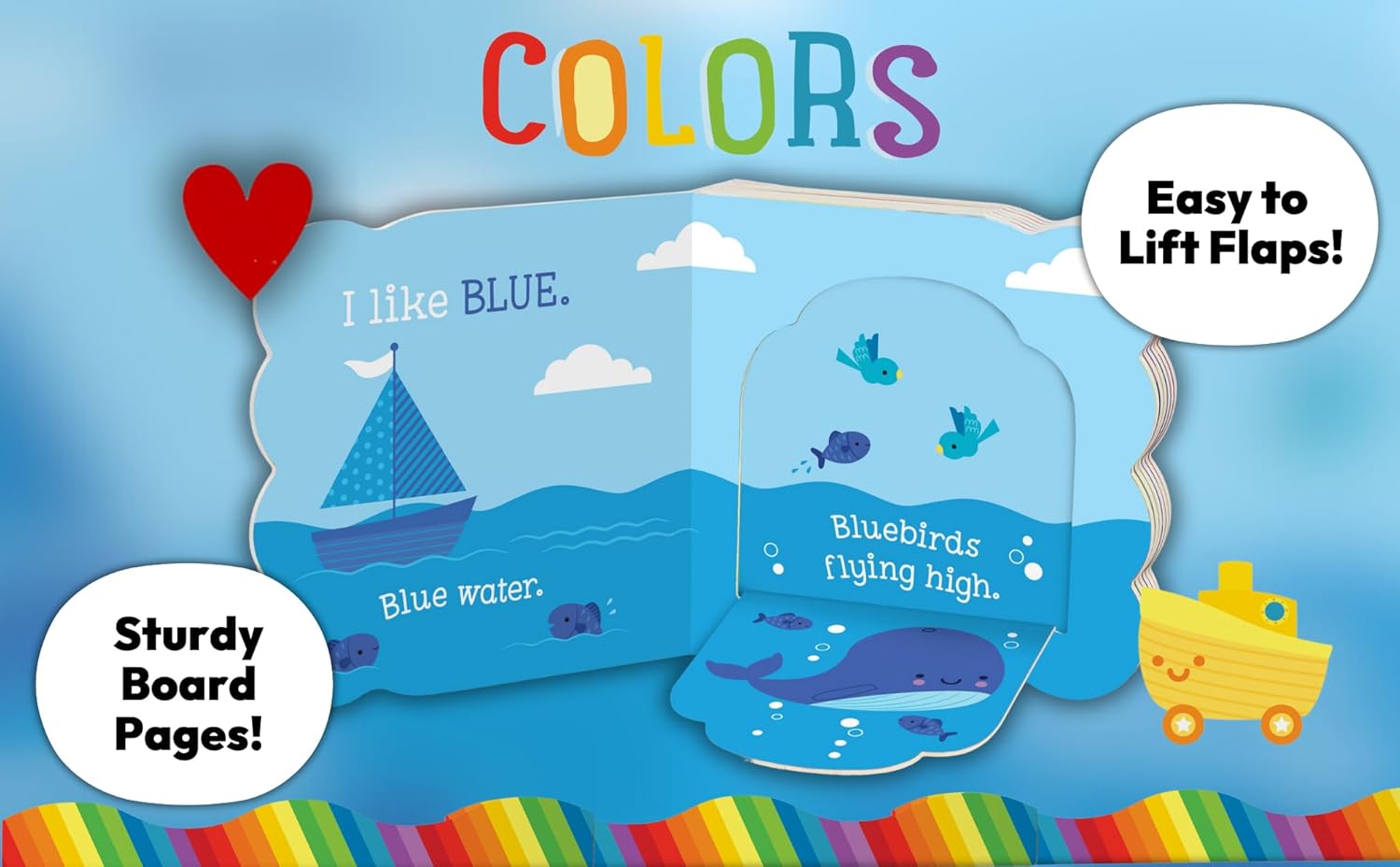 Alternative view of Babies Love Colors - A First Lift-a-Flap Board Book for Babies and Toddlers Learning about Colors