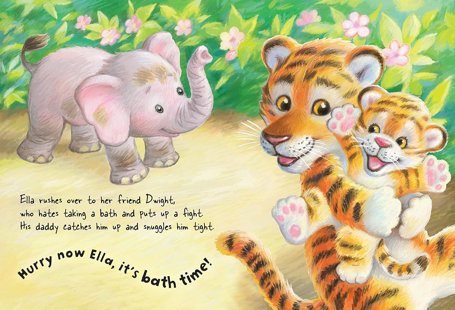 It's Bath Time - Children's Padded Board Book - Bedtime Story