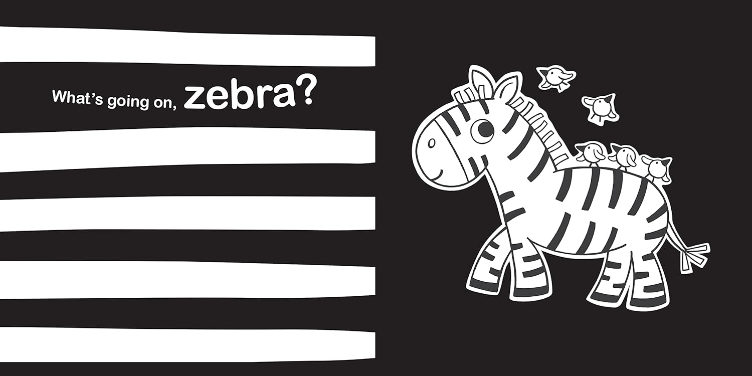 Alternative view of Hello, Baby Animals: A Black-and-White Board Book for Babies That Helps Visual Development (High-Contrast Books)