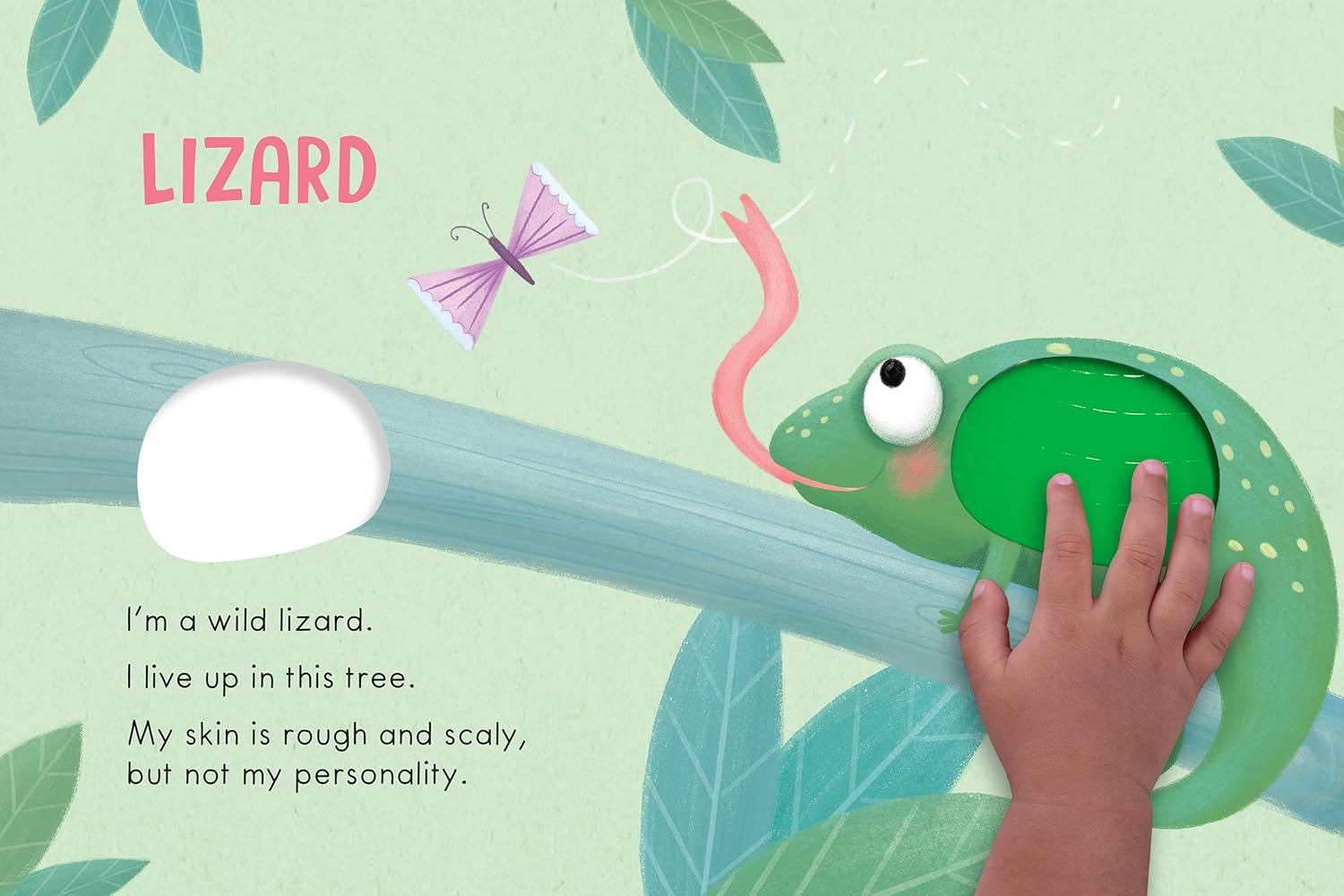 Alternative view of Wild Animals: A Touch and Feel Book - Children's Board Book - Educational