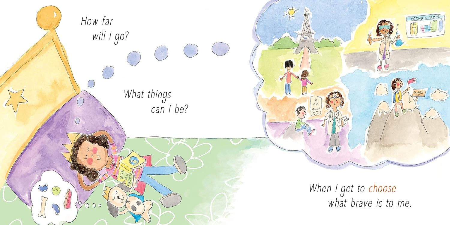 Alternative view of Be Brave Little One: An Inspiring Book About Courage For Babies, Baby Showers, Graduation, And More