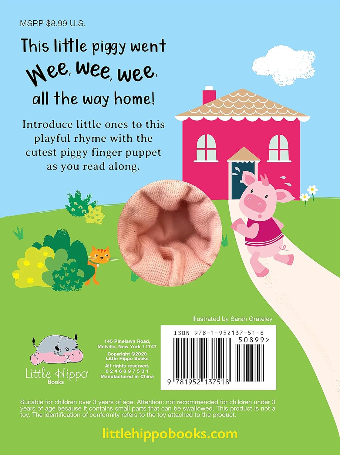 This Little Piggy - Childrens Finger Puppet Board Book - Interactive - Novelty (Finger Puppet Storybooks for Babies & Toddlers)