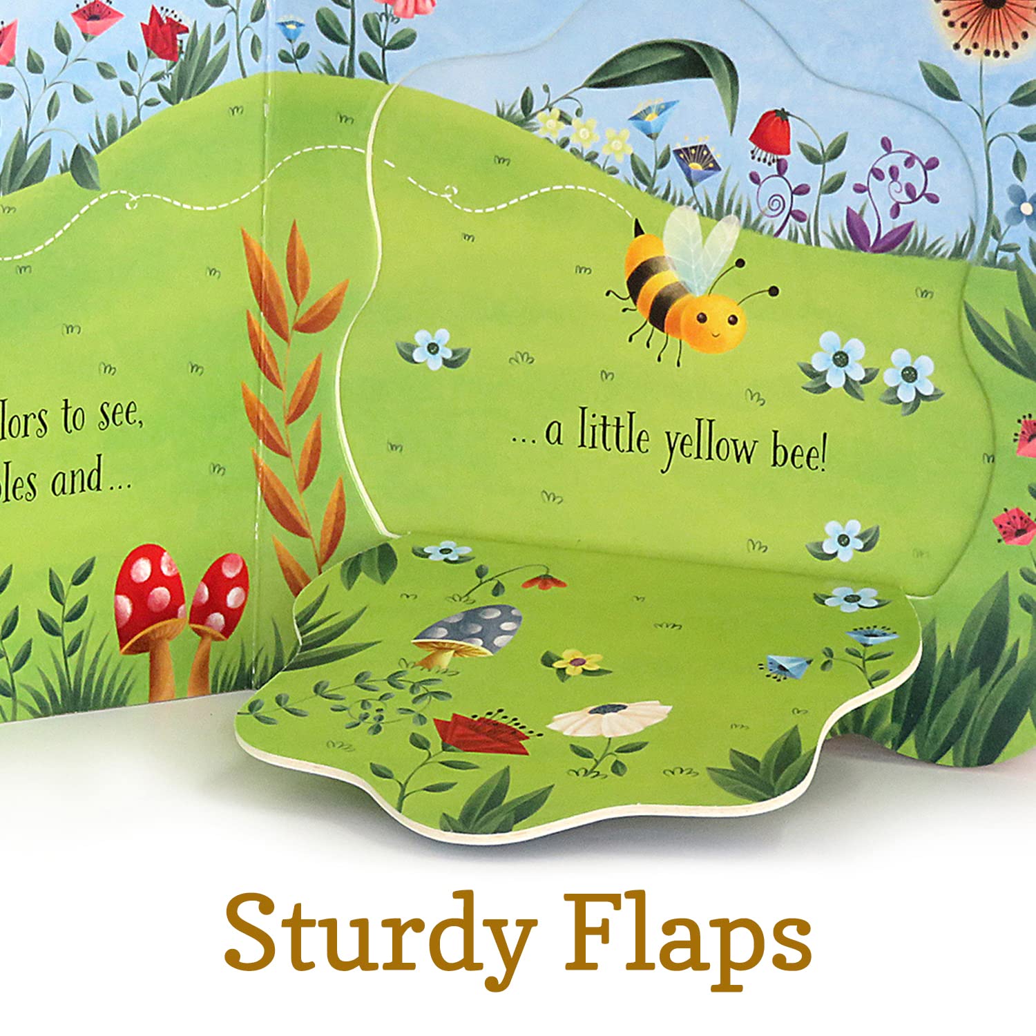 Alternative view of Little Yellow Bee Chunky Lift-a-Flap Board Book (Babies Love)