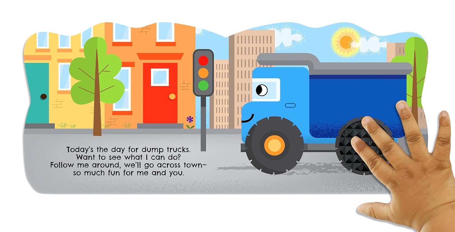 Alternative view of A Big Day for Dump Truck - Touch and Feel Board Book - Sensory Board Book