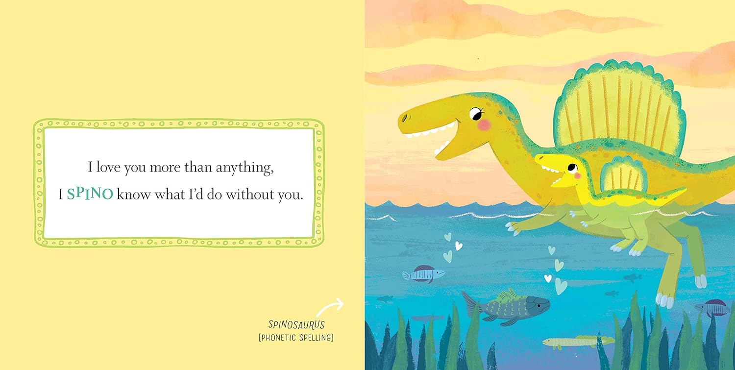 Alternative view of I Love You More, Babysaur: A Sweet and Punny Dinosaur Board Book for Babies and Toddlers (Punderland)