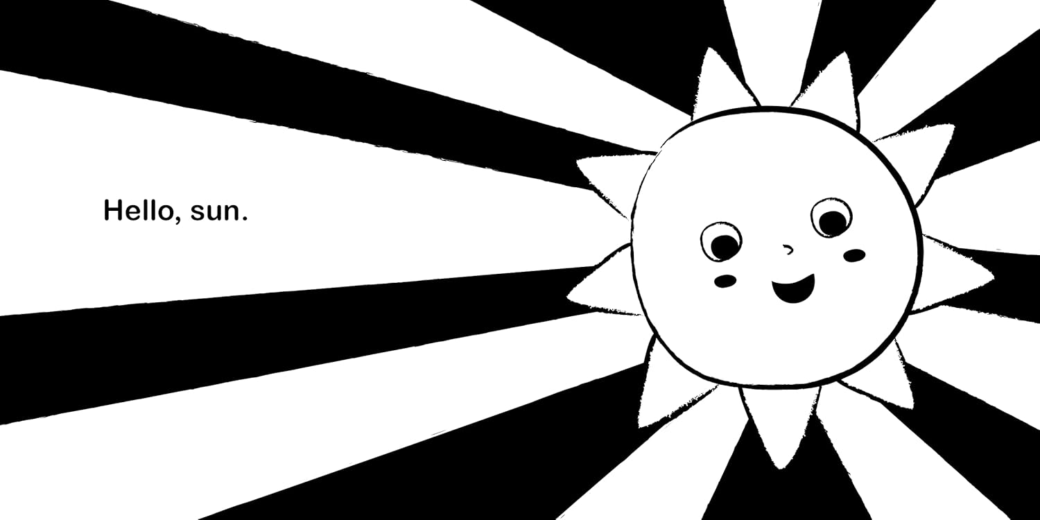 Hello, My World: A High-Contrast Board Book for Babies, Perfect for a Shower Gift