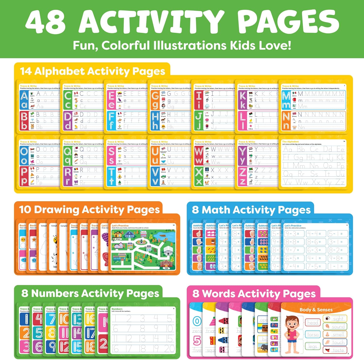 Alternative view of Magic Grooved Writing Practice for Kids Age 3-5 - Grooved Writing Books for Kids 3-5 - Handwriting Practice for Kids 5-7 - Preschool Tracing Books, Toys for 4 Year Old - Valentines Day Gifts