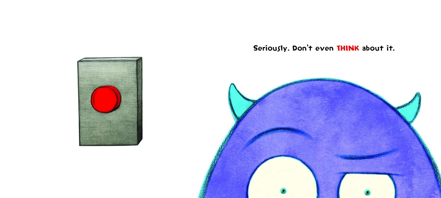 Alternative view of Don't Push the Button!: A Funny Interactive Book For Kids