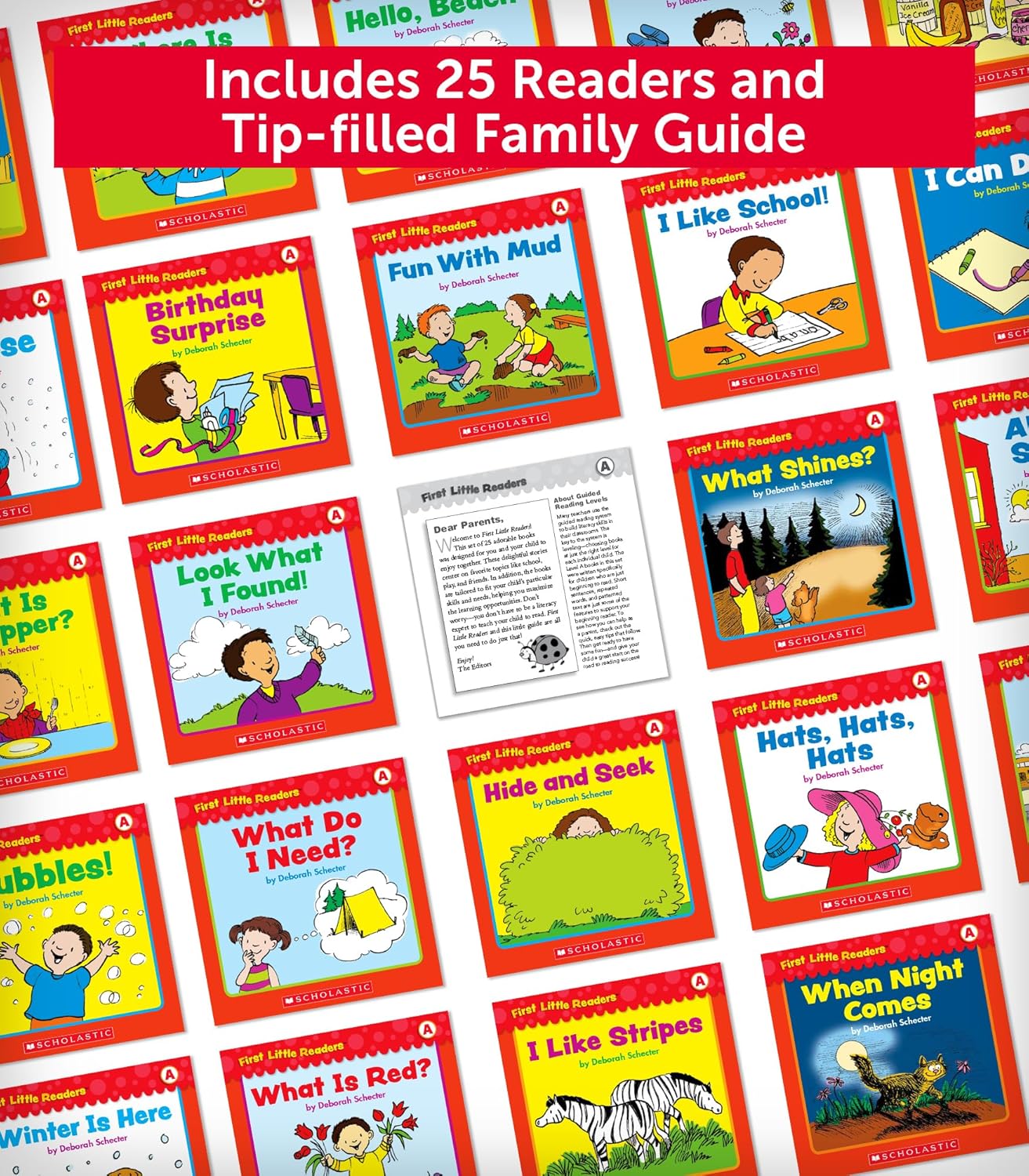 Alternative view of First Little Readers Parent Pack: Guided Reading Level A: 25 Irresistible Books That Are Just the Right Level for Beginning Readers