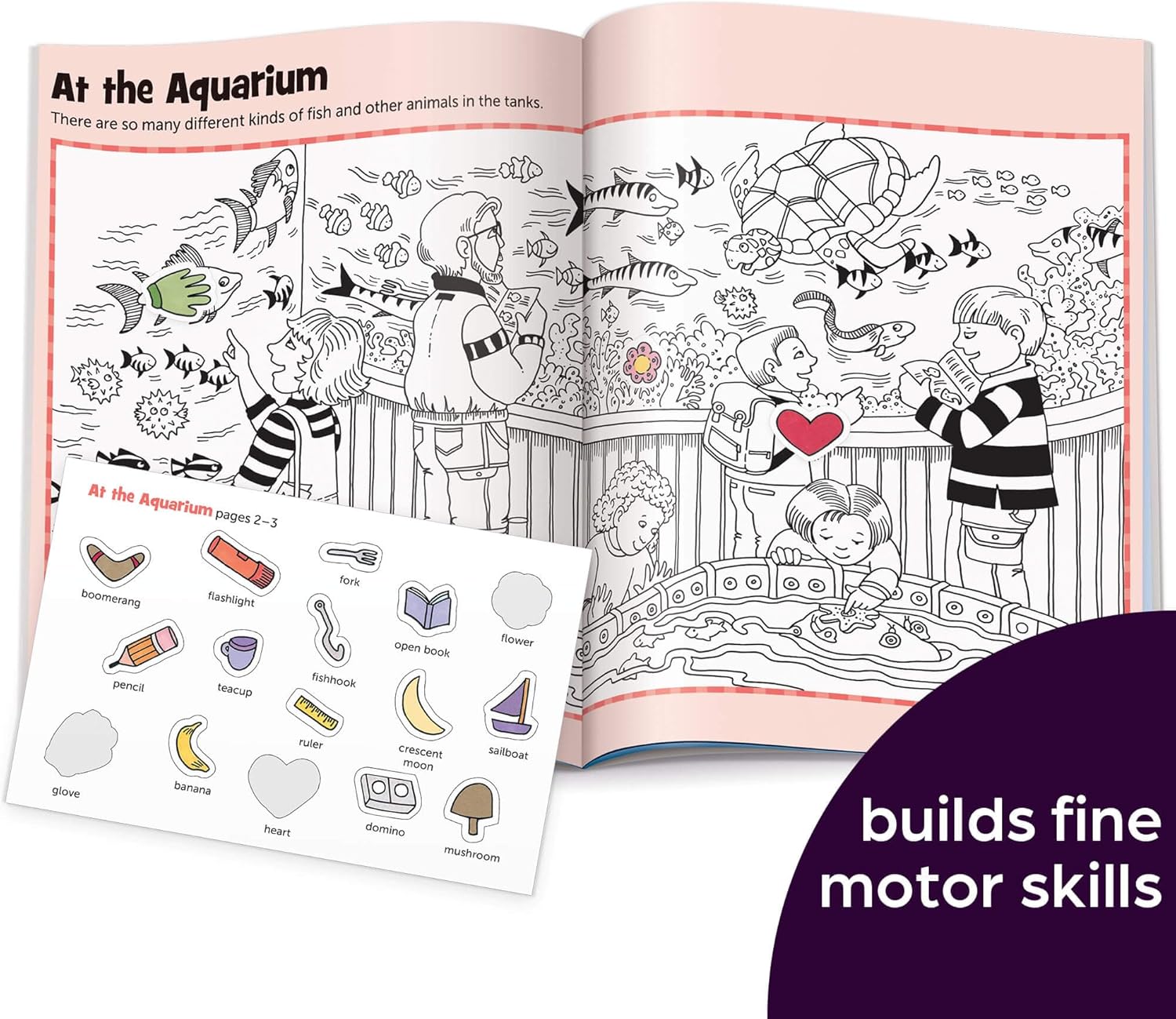 Alternative view of Highlights Hidden Pictures Sticker Fun for Kids Ages 3-6, 4-Pack, 64 Pages of Seek and Find Sticker Activities, Books Double as Coloring Books, 480+ Stickers, Volume 1