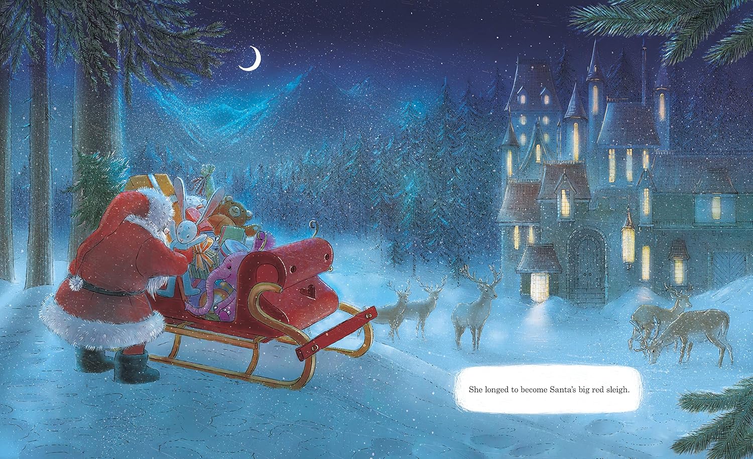 Alternative view of Little Red Sleigh: A Heartwarming Christmas Book For Children (Little Heroes, Big Hearts)