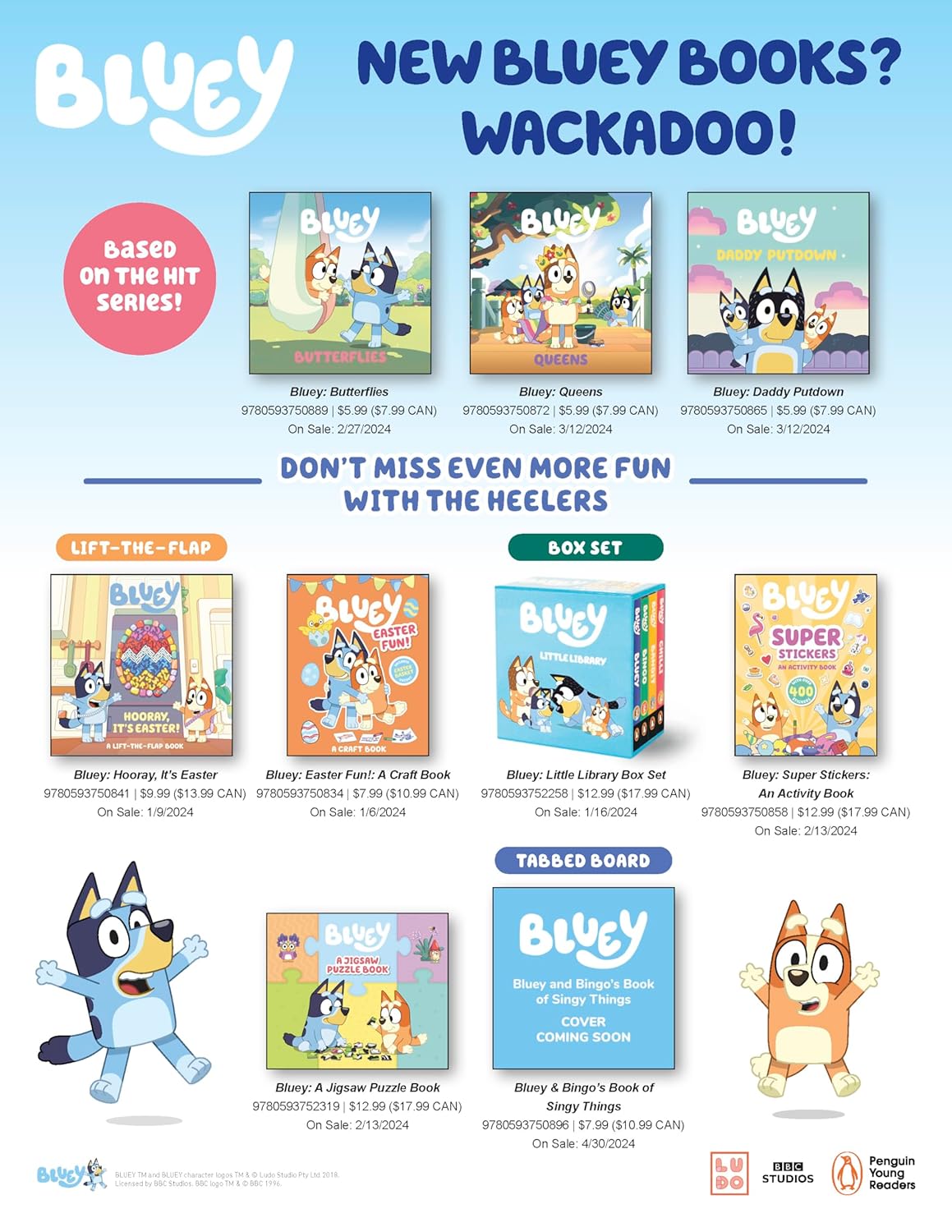 Bluey: Little Library 4-Book Box Set