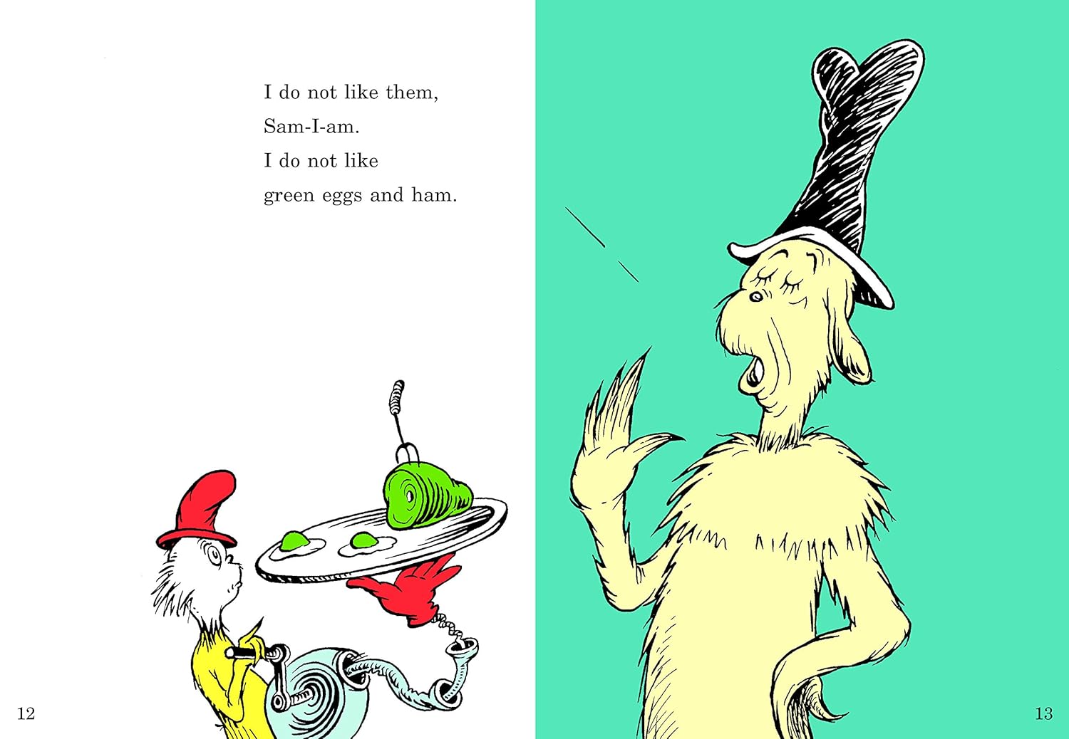 Alternative view of Green Eggs and Ham