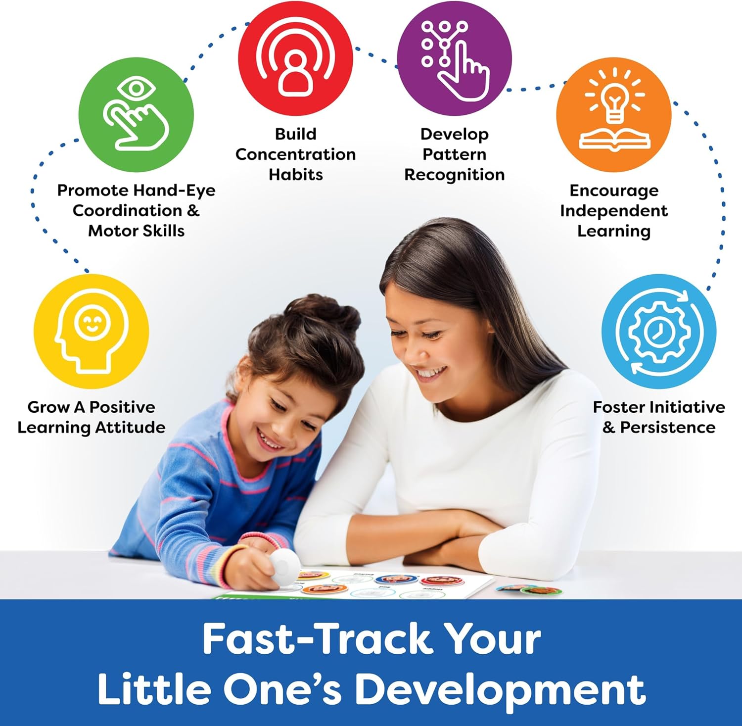 Alternative view of Montessori Preschool Busy Book for Toddlers Ages 3 and Up - Preassembled Preschool Learning Activities Homeschool Montessori Toys - Gifts for 3 Year Old Boys Girl Birthday - Valentines Day Gifts Kids