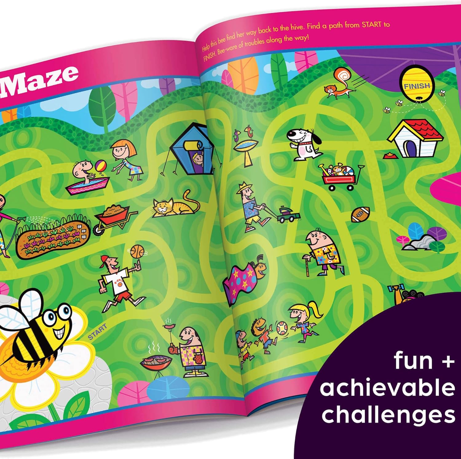 Alternative view of Highlights for Children Amazing Mazes Beginner Maze Books for Kids Ages 3-6, 144 Pages, 2-Pack of Activity Books, Screen Free Fun and Challenging Mazes for Kids