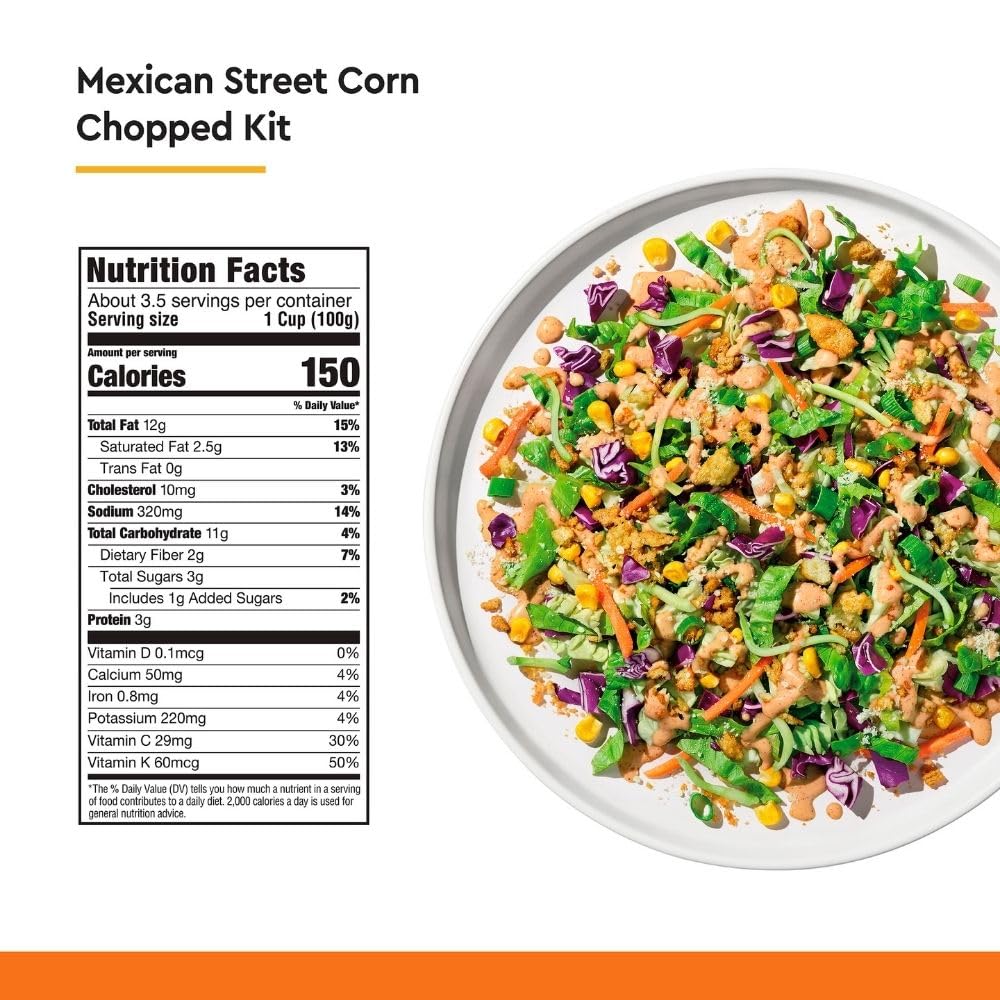 Taylor Farms Mexican Style Street Corn Chopped Salad Kit 11.62oz