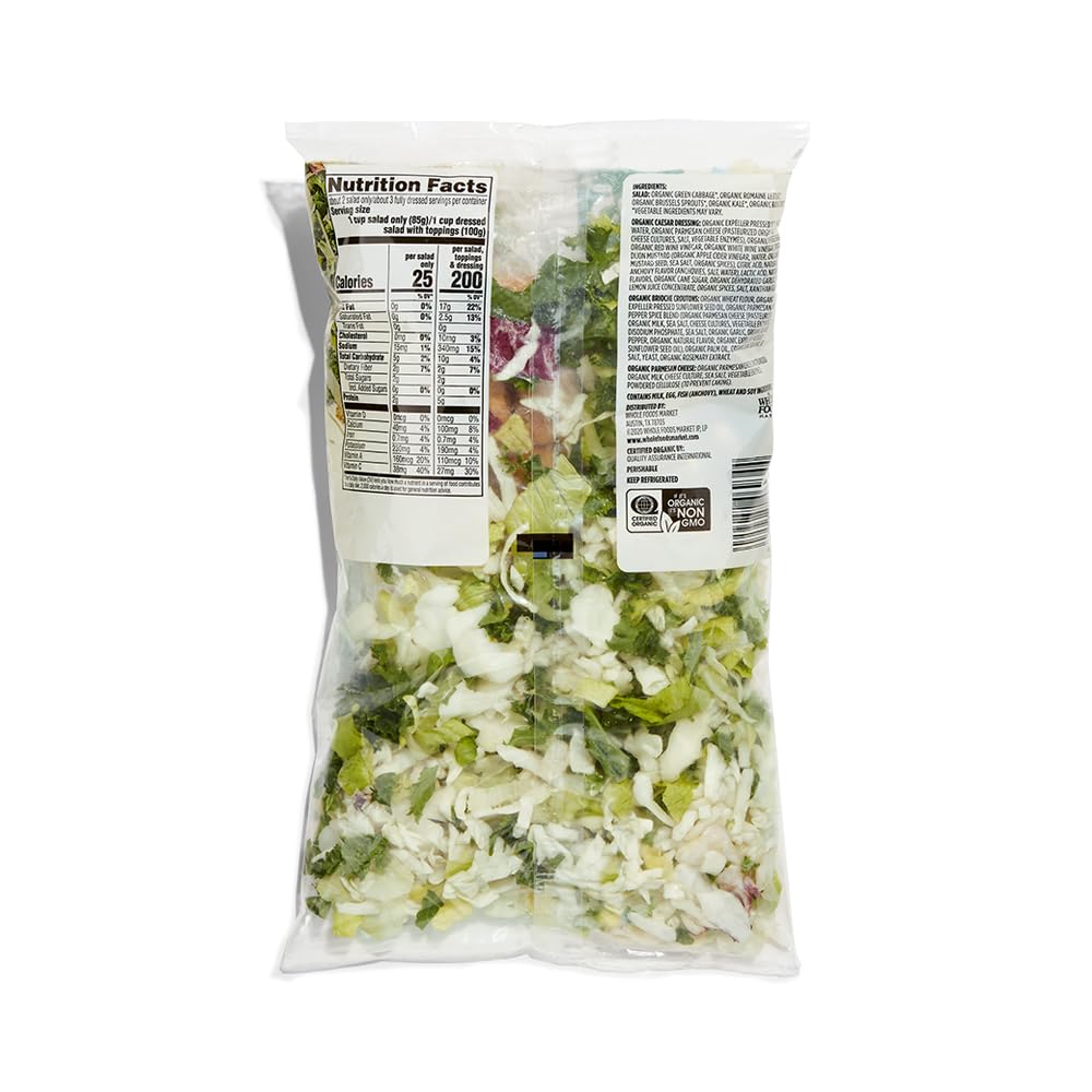 365 by Whole Foods Market, Organic Salad Kit - Kale Caesar, 9.25 oz