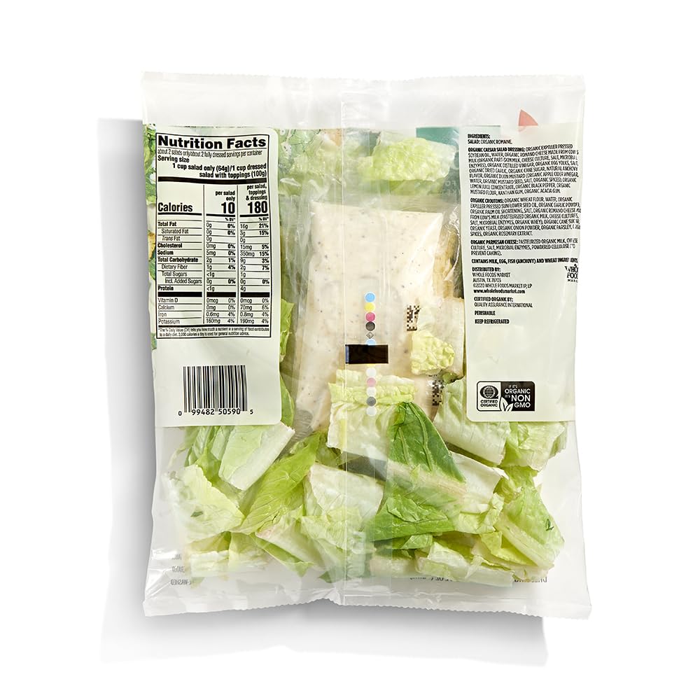 365 by Whole Foods Market Organic Classic Caesar Salad Kit, 7.8 OZ