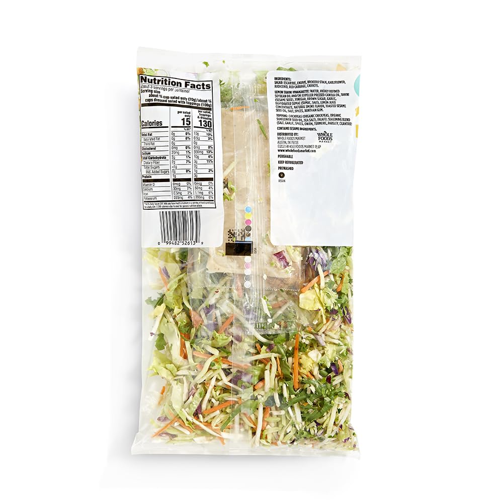 365 by Whole Foods Market Lemon Tahini Crunch Chopped Salad Kit, 10.8 OZ