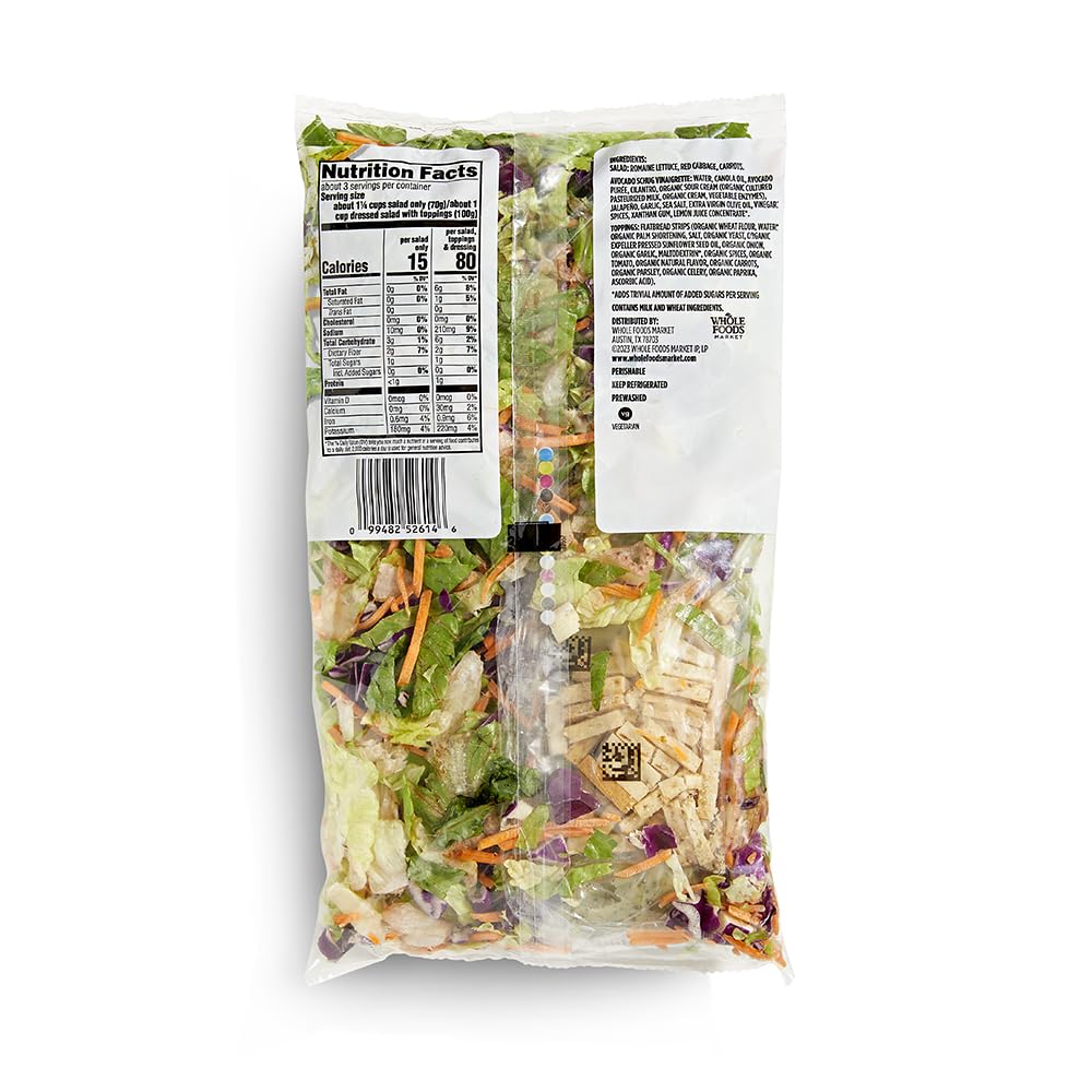 365 by Whole Foods Market Spicy Green Goddess Chopped Salad Kit, 10 OZ