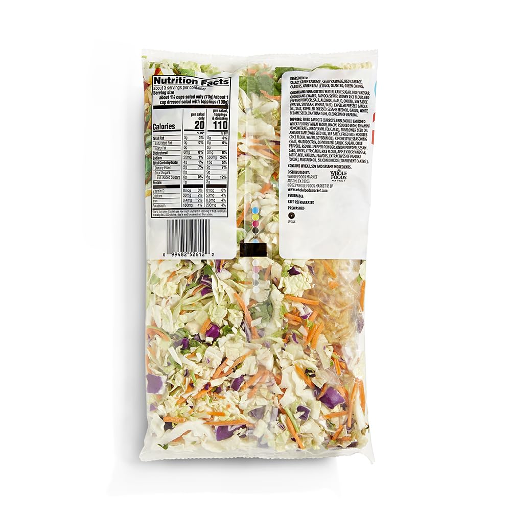 365 by Whole Foods Market Kimchi Seasoned Chopped Salad Kit, 10.8 OZ