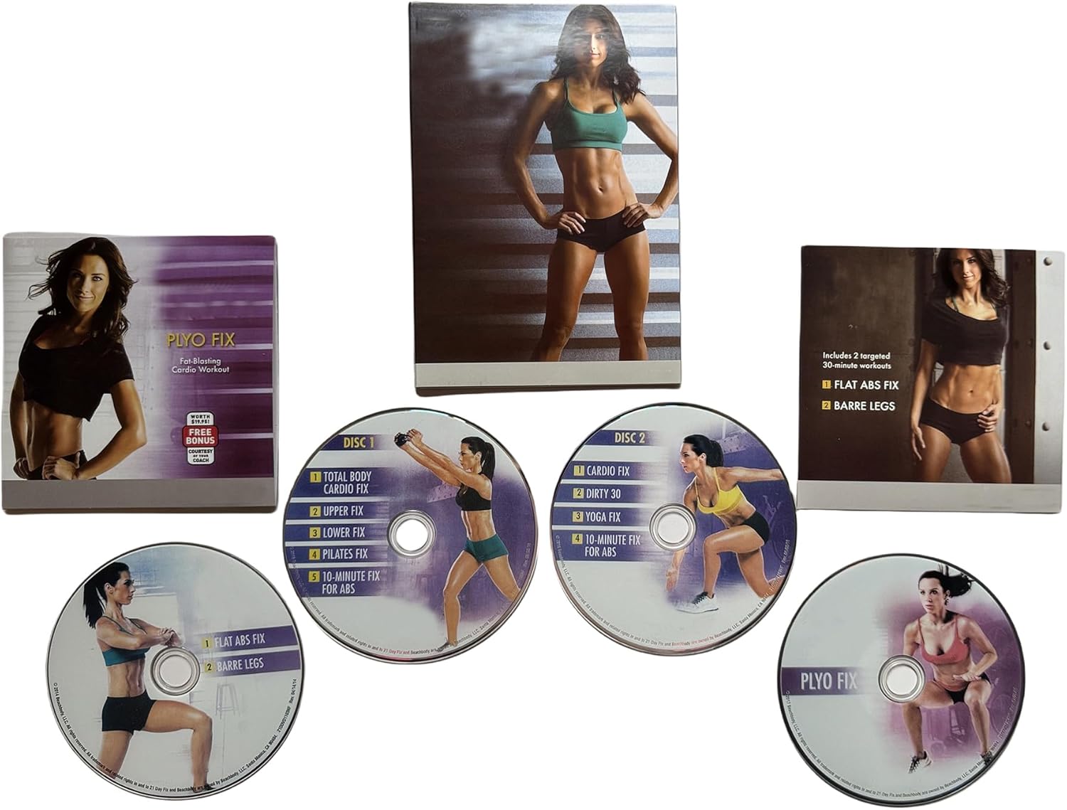 21 Day Fixs Workout Program Accessories Kit,Include Fitness 4 DVDs,Home Workout Planner Video Guide, Meal Plan and 30LB Rubber tensile band