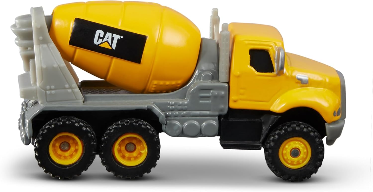 Alternative view of CAT Construction Toys CAT Construction Die Cast Metal 3 Pack Vehicles - Dump Truck/Cement Mixer/Grader for Ages 3+