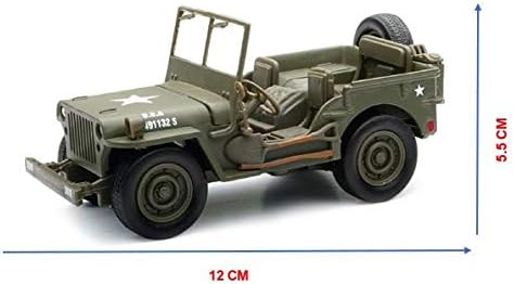 Jeep Willys U.S.A. Army Green 1/32 Diecast Model Car by New Ray