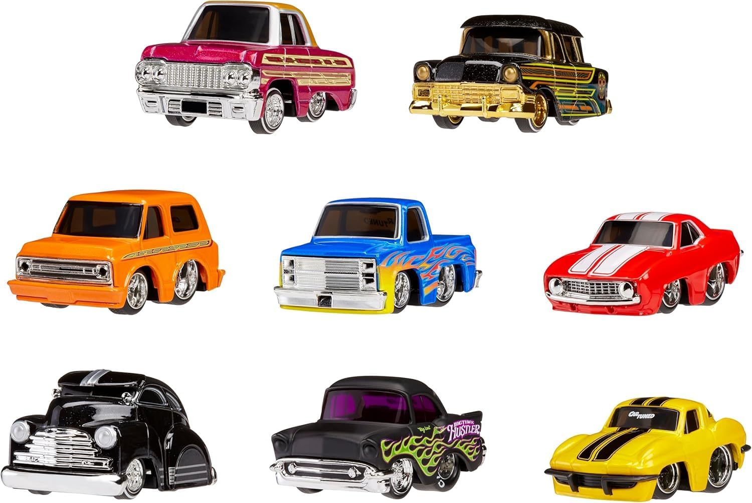 Alternative view of CarTuned Series 1-8 Pack, Diecast Vehicle, Ages 6+ Years