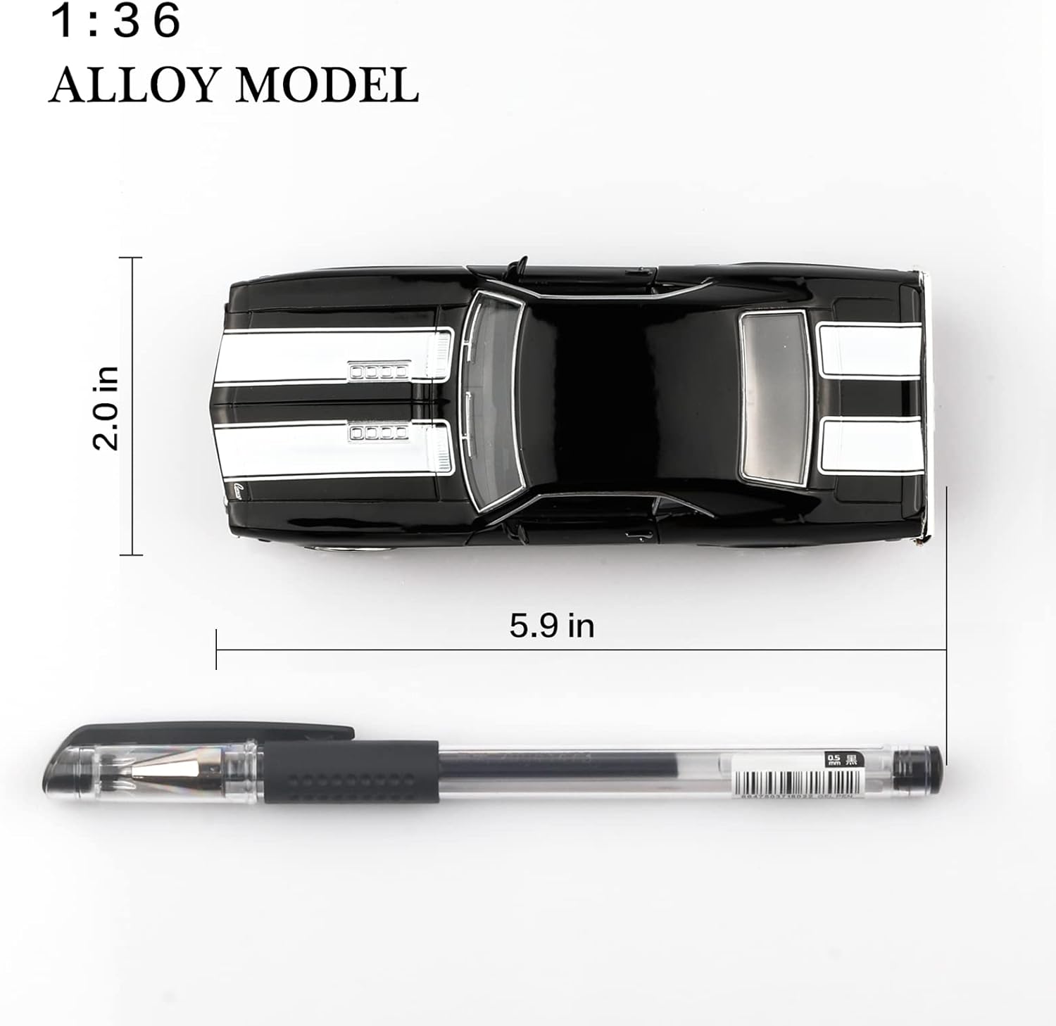 TOKAXI 1/36 Scale Chevrolet 1969 Camaro SS Diecast Cars Models,Pull Back Vehicles Toy Cars,Cars Gifts for Boys Girls