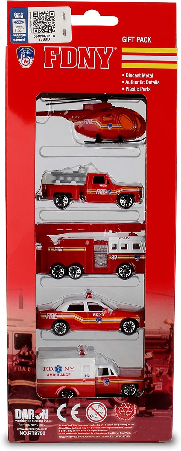 Alternative view of Daron FDNY Vehicle Gift Set, 5-Piece