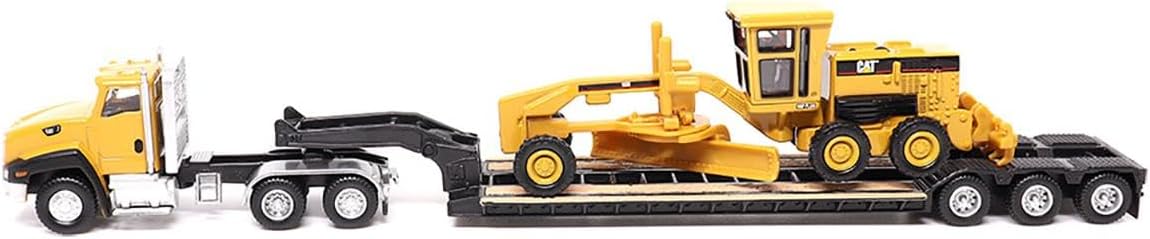 Diecast Masters 1/87 Caterpillar CT660 Day Cab with Lowboy Trailer & 163H Motor Grader 84414