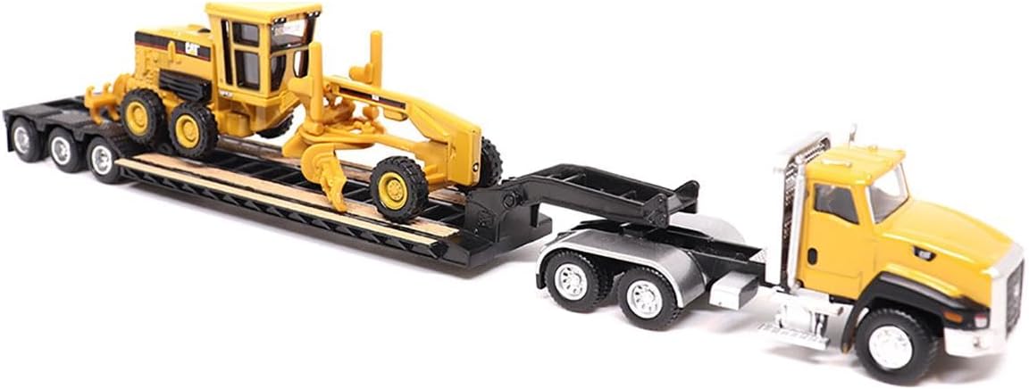 Alternative view of Diecast Masters 1/87 Caterpillar CT660 Day Cab with Lowboy Trailer & 163H Motor Grader 84414