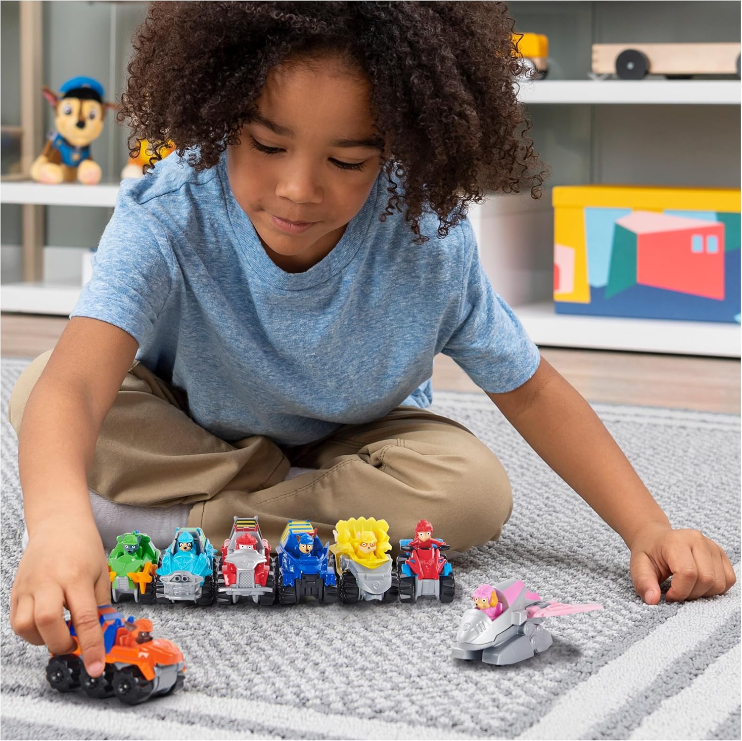 Paw Patrol, True Metal Dino Rescue Gift Pack of 8 Collectible Die-Cast Vehicles, 1:55 Scale