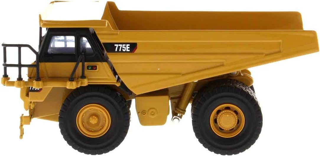 1:64 Scale Caterpillar 775E Off Highway Truck - Construction Metal Series by Diecast Masters - 85696 - Authentic Tire Tread Design - Articulated Steering - Made of Diecast Metal with Plastic Parts