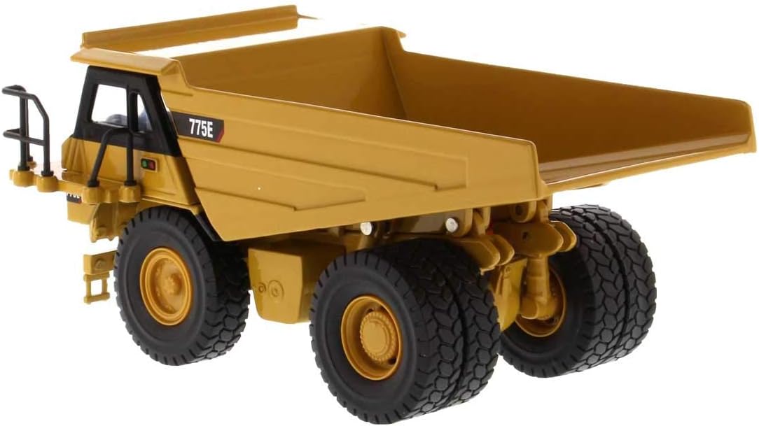 Alternative view of 1:64 Scale Caterpillar 775E Off Highway Truck - Construction Metal Series by Diecast Masters - 85696 - Authentic Tire Tread Design - Articulated Steering - Made of Diecast Metal with Plastic Parts