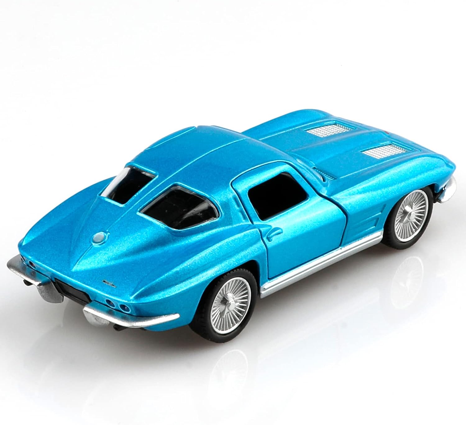 Alternative view of TOKAXI 1/36 Scale 1963 Chevy Corvette Diecast Cars Models,Pull Back Vehicles Toy Cars,Cars Gifts for Boys Girls