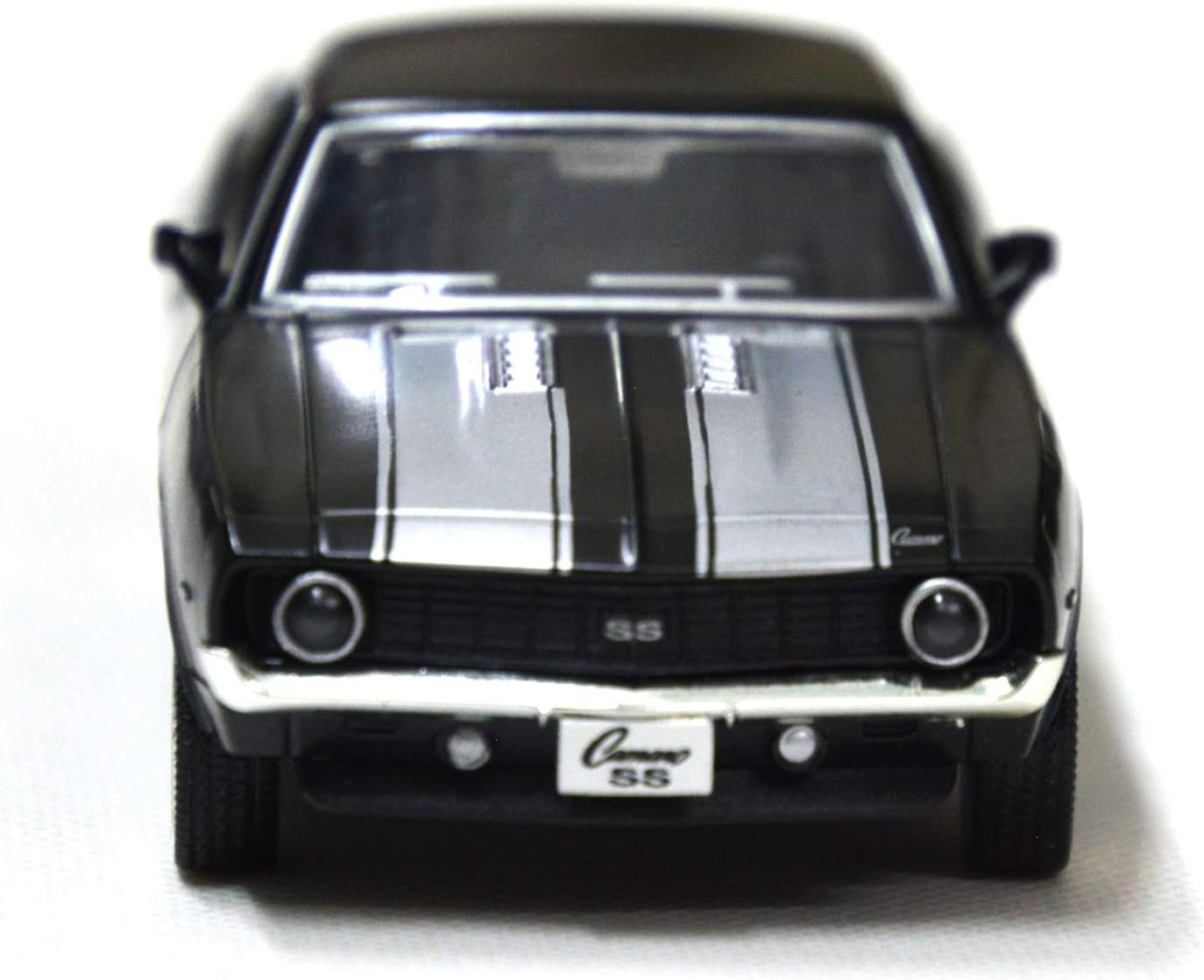 Alternative view of Tianmei 1:32 Scale Supercar Styling Alloy Die-Cast Car Model Collection Decoration Ornaments, Kids Play Vehicle Toys with Pull Back Action and Open Doors (Camaro 1969 - Black)
