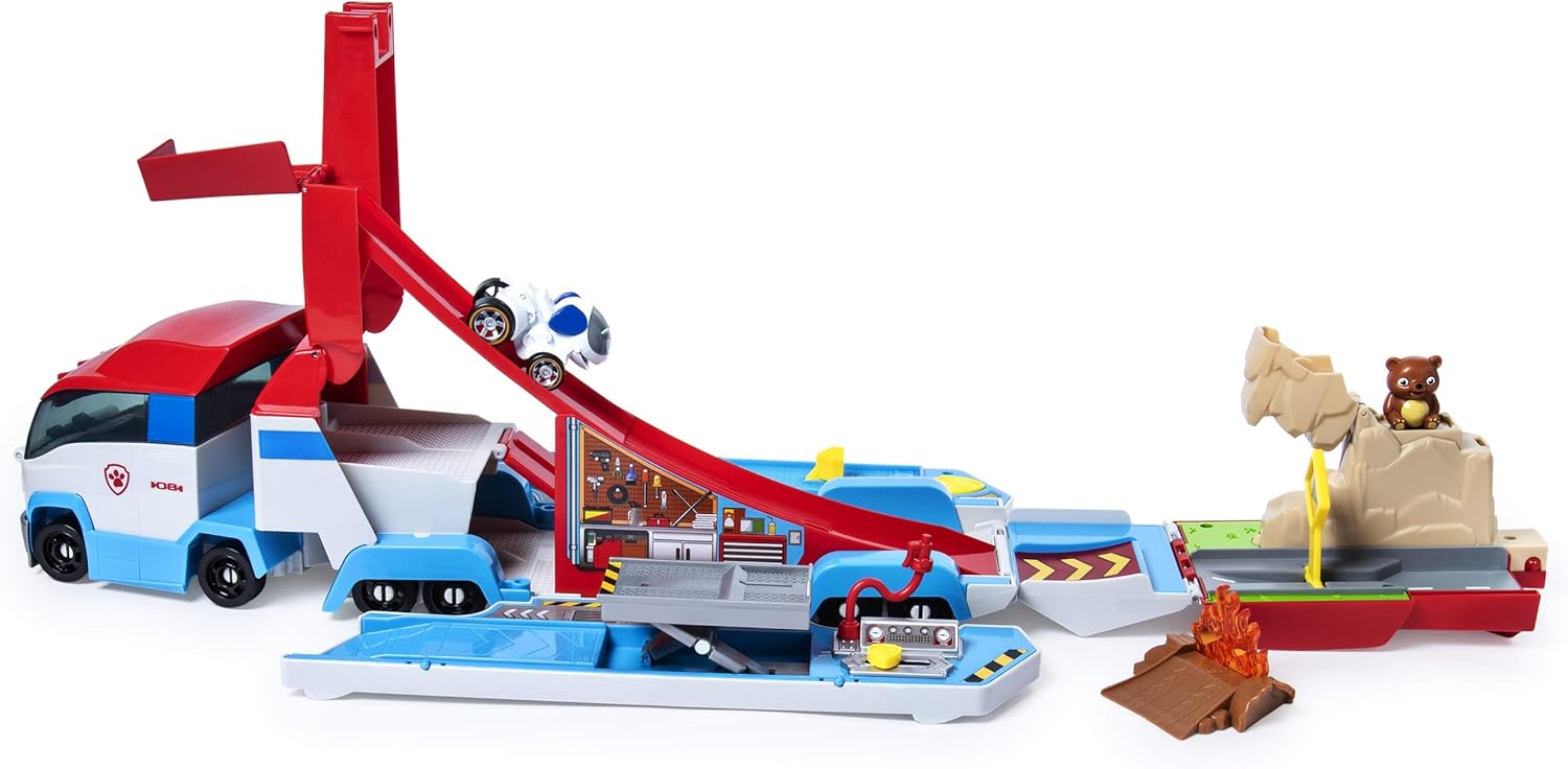 Alternative view of PAW Patrol, Launch’N Haul PAW Patroller, Transforming 2-in-1 Track Set for True Metal Die-Cast Vehicles, Kids Toys for Boys & Girls Ages 3 and Up
