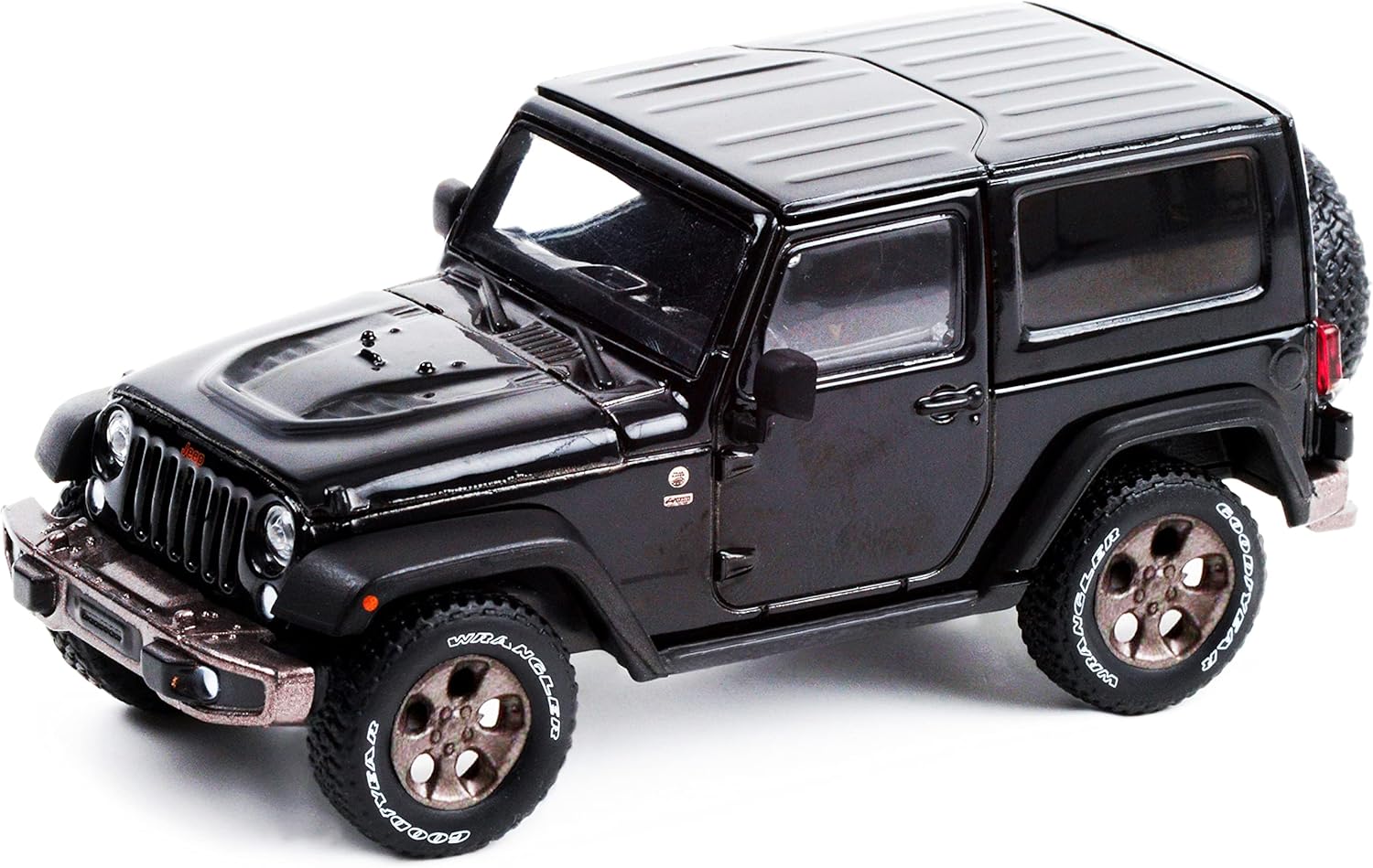 2016 Wrangler Black 75th Anniversary Edition All-Terrain Series 1/43 Diecast Model Car by Greenlight 86187