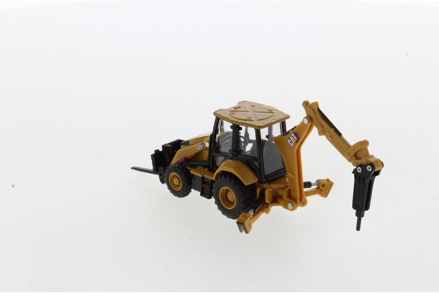 Alternative view of Diecast Masters 1:64 Scale Caterpillar 420 XE Backhoe Loader Model 85765 | Play & Collect Series Cat Construction Equipment