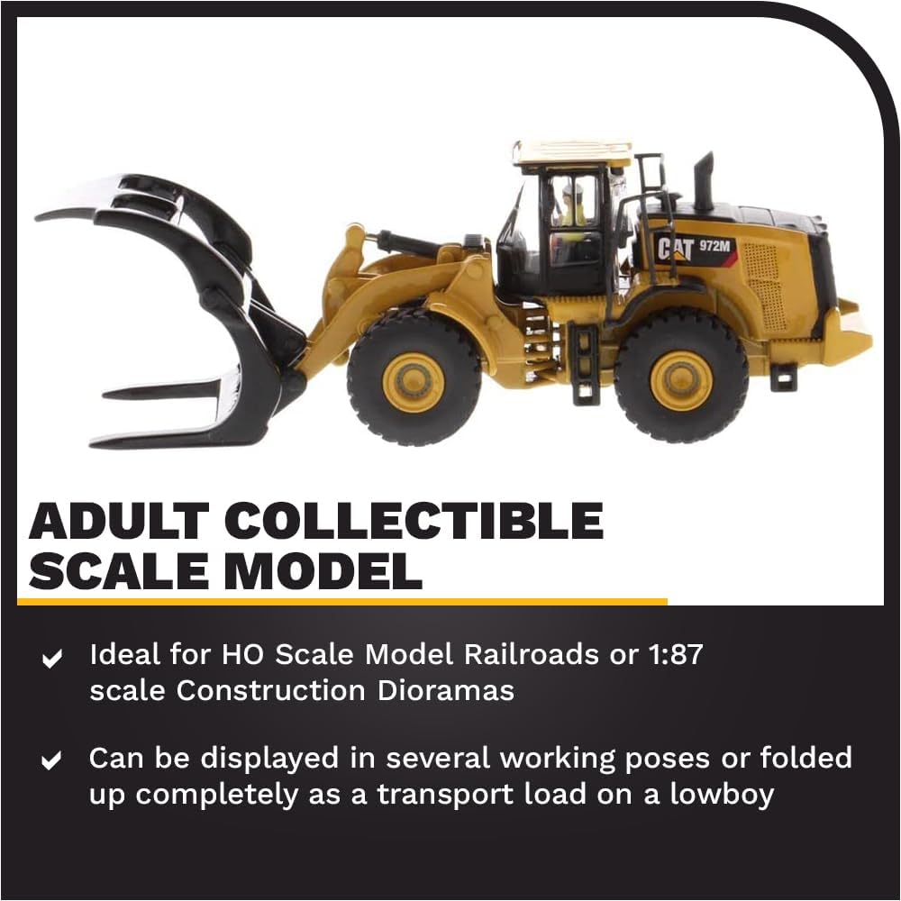 Alternative view of Diecast Masters 1/87 Caterpillar 972M Wheel Loader HO Series Vehicle 85949