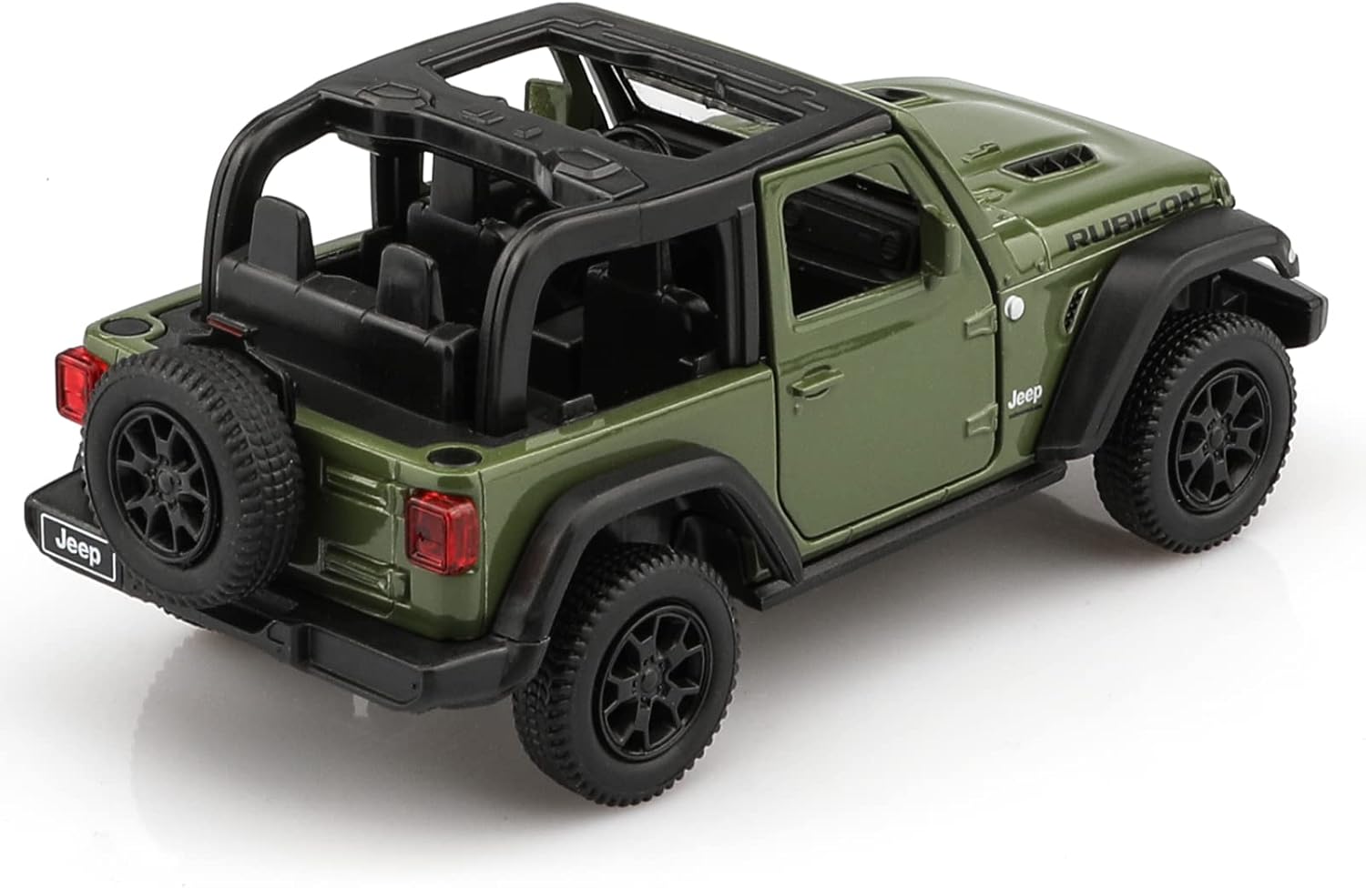 Alternative view of TOKAXI 1/36 Scale Jeep Wrangler Rubicon Diecast Car Models,Pull Back Vehicles Toy Cars,Cars Gifts for Boys Girls