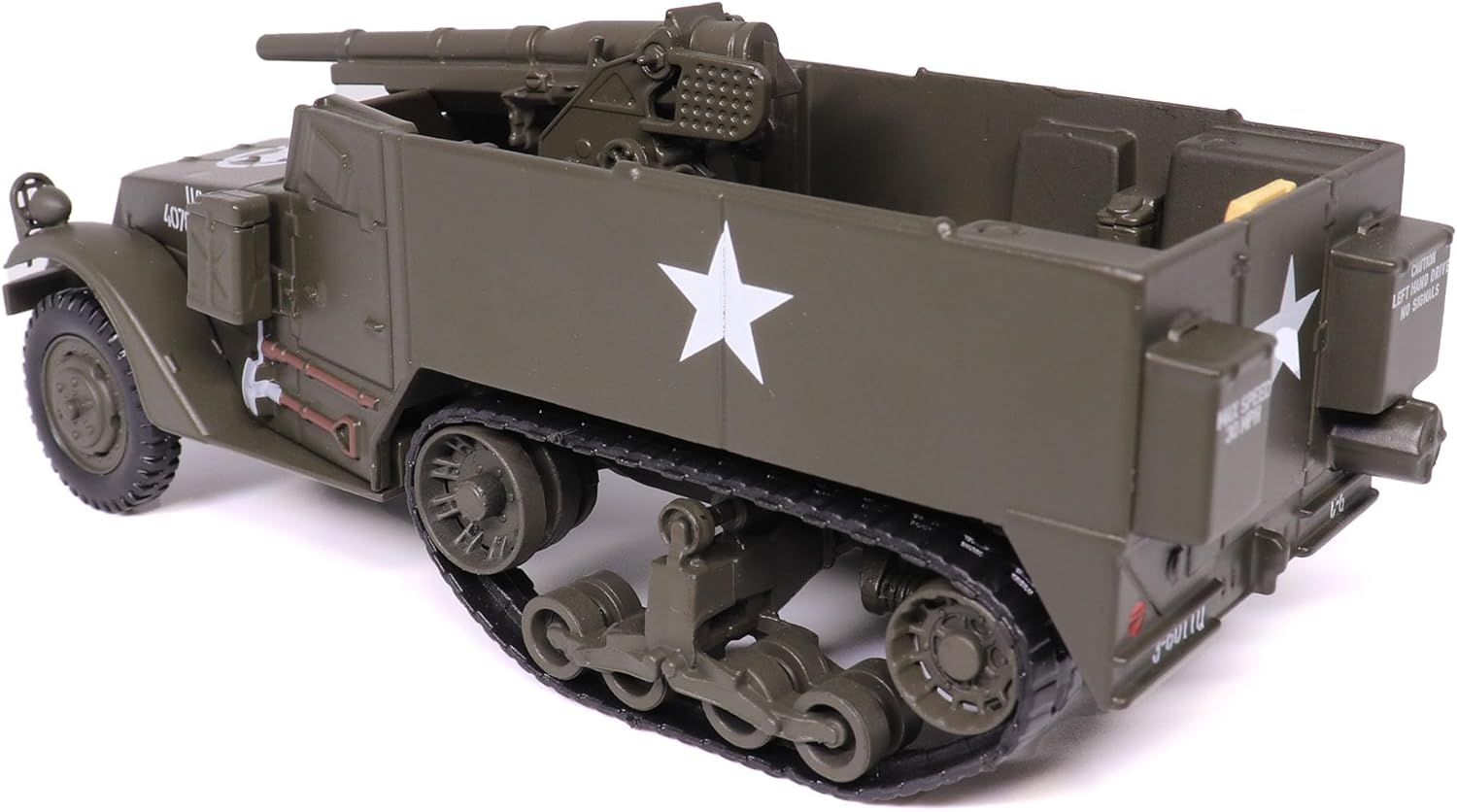 Motor city classics 1:43 Scale Military Diecast Collectible | M3 Gun Motor Carriage with 75mm M1897A4 Gun | Militaria Diecast Model 24215-41