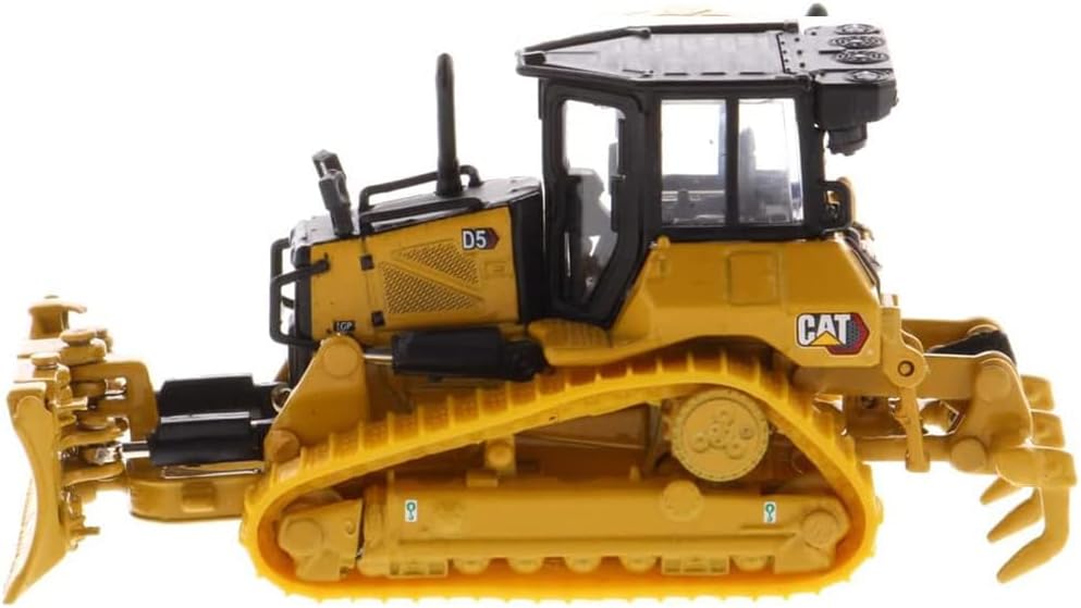 1:87 Caterpillar D5 Dozer with Fine Grading Undercarriage and Foldable Blade - HO Models by Diecast Masters - 85953