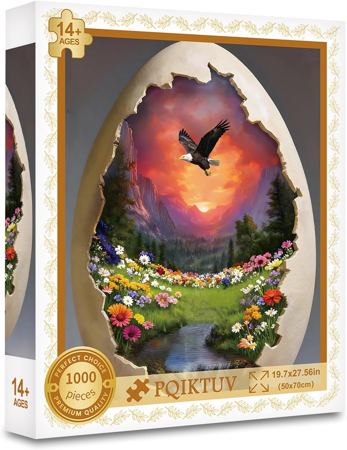 PQIKTUV Puzzles for Adults 1024 Pieces Space Astronaut Galaxy Scene Jigsaw, with Letter Markings, HD Poster, No Dust, Jigsaw Puzzles Impossible Puzzle Family Decoration Giftfor Space Lovers - Image 6