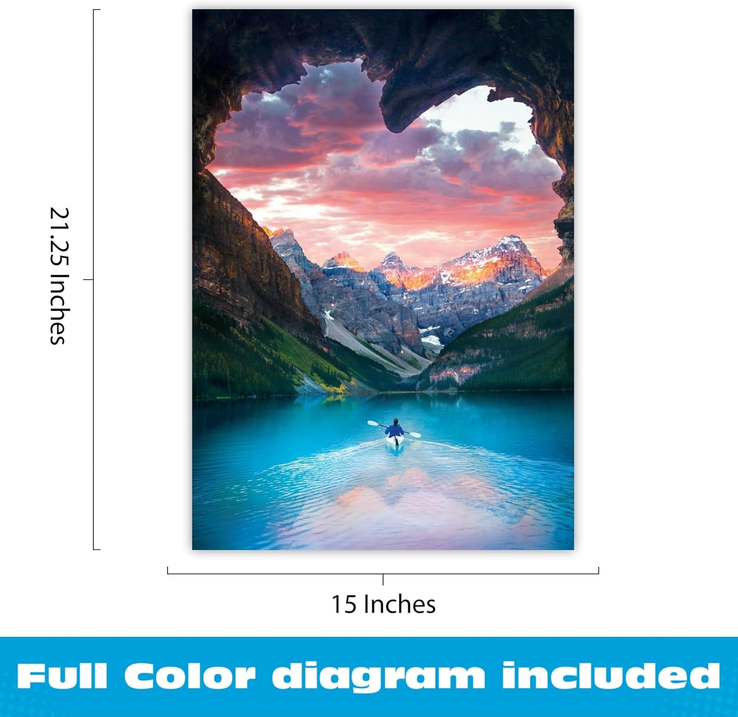 Buffalo Games - Dillion Saw -Follow Your Heart - 500 Piece Jigsaw Puzzle For Adults -Challenging Puzzle Perfect for Game Nights - Finished Size is 21.25 x 15.00