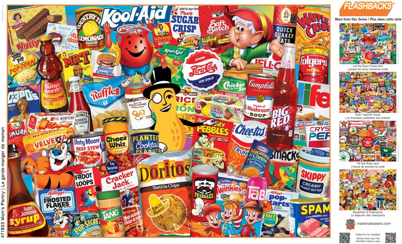 MasterPieces - Mom's Pantry 1000 Piece Jigsaw Puzzle, Fun for Adults & Family, Non-Glare Finish, 19.25" x 26.75", Nostalgic Design - Image 3